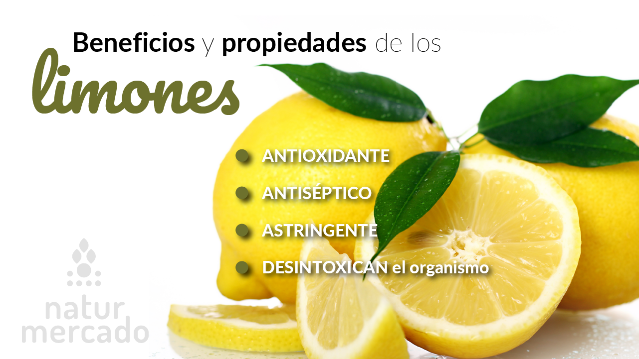 Beneficios y propiedades de los limones