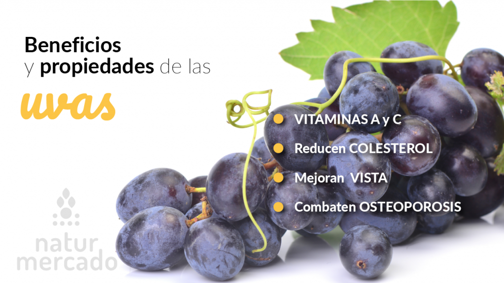 Beneficios y Propiedades de las uvas