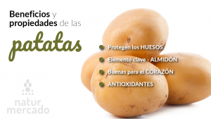Beneficios y Propiedades de las patatas
