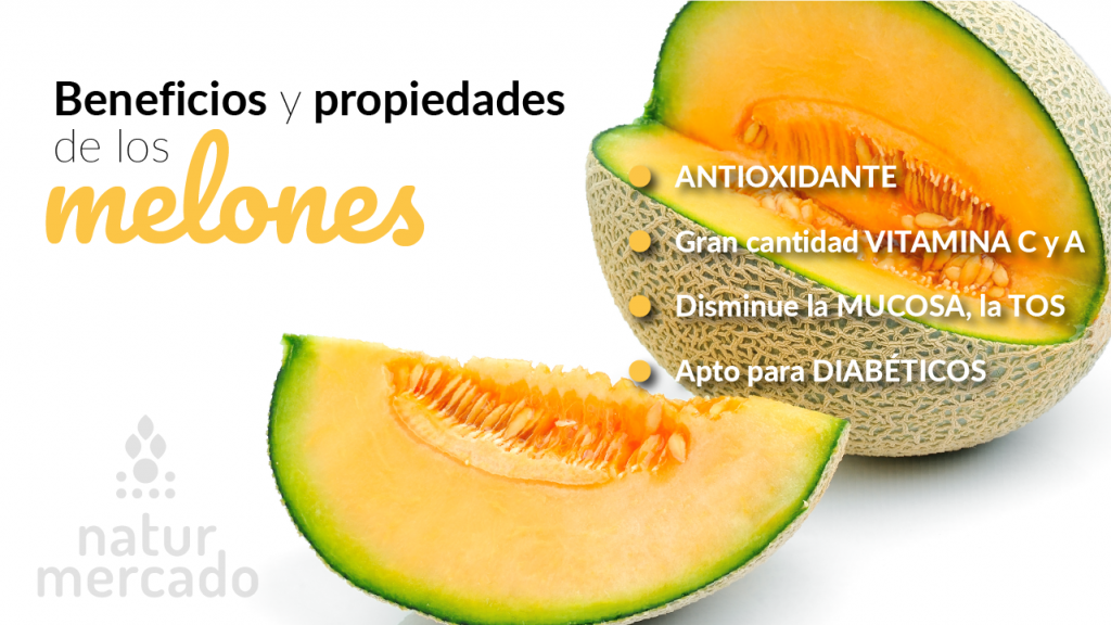 Beneficios y propiedades de los melones