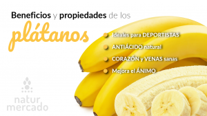 Beneficios y propiedades de los plátanos